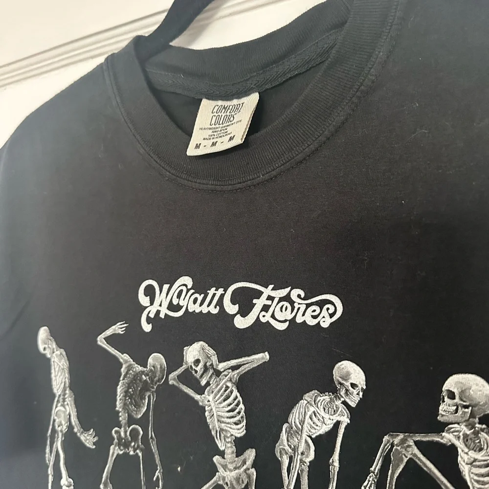 Wyatt Flores Black Skeleton T-Shirt - Picture 2 of 4